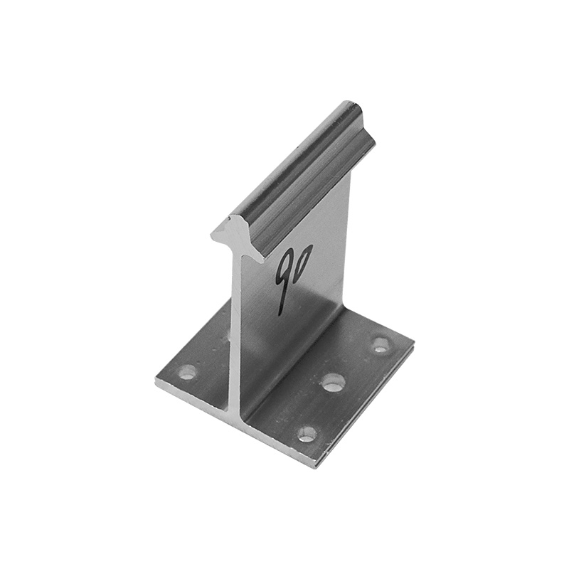 钢结构铝镁锰板t型铝合金支座直立锁边固定座t码屋面配件定制厂家